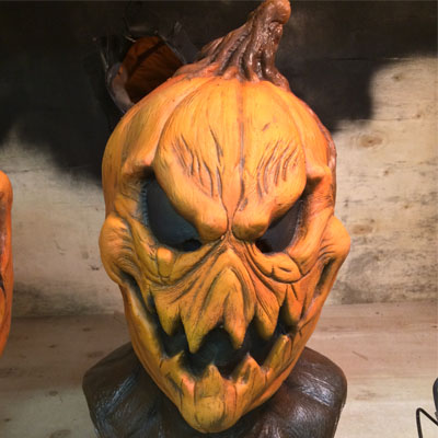 Pumpkin Rot Halloween Latex Mask